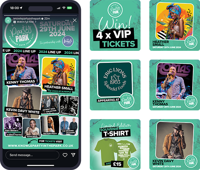 knowle party in the park solihull  event awareness cross channel marketing campaign by Colab Digital