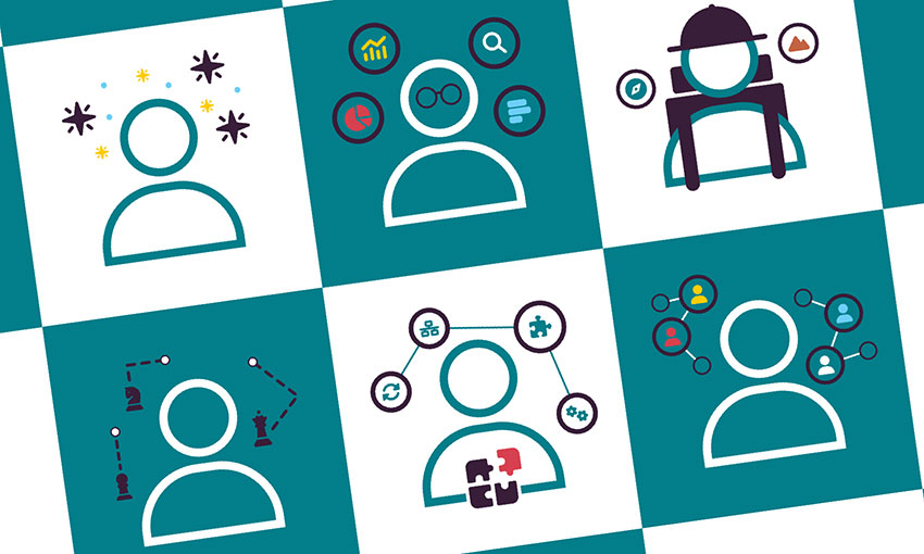 audience dna illustration personality types graphic design colab digital