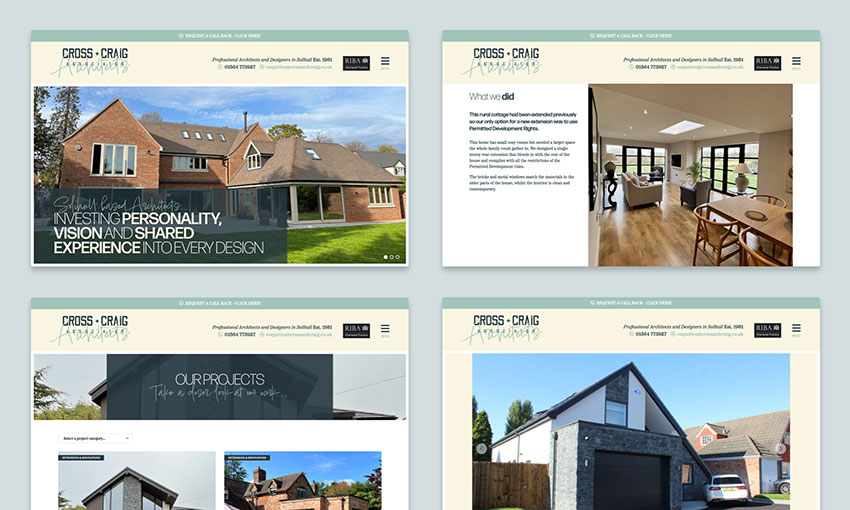 cross and craig solihull architects website colab digital