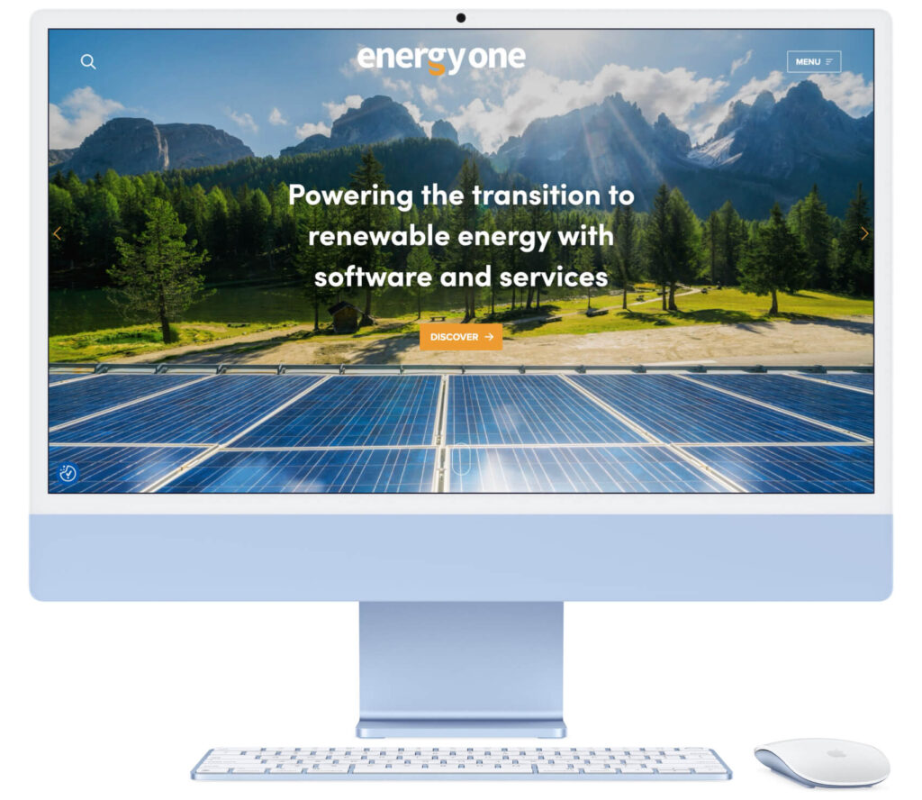 energy one website design colab digital
