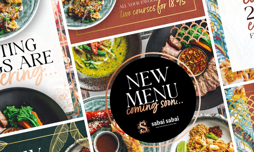 sabai sabai solihull restaurant graphic design colab digital