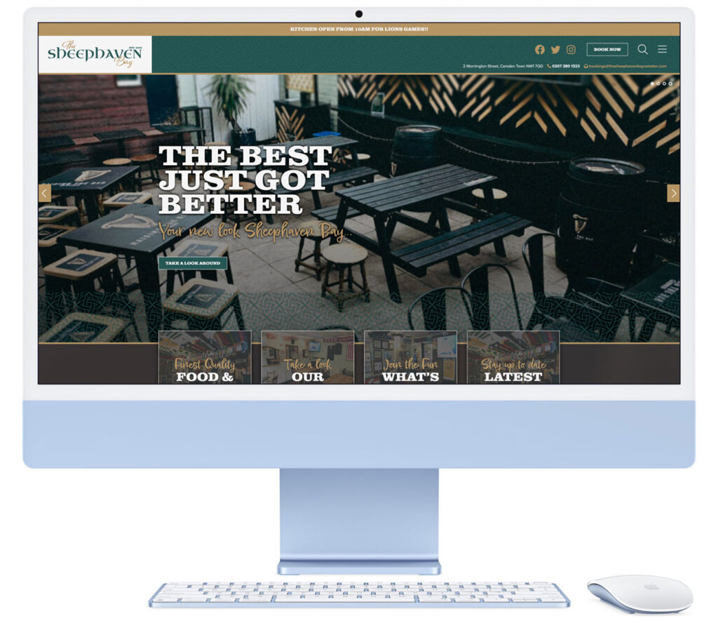 sheephaven bay camden pub website colab digital
