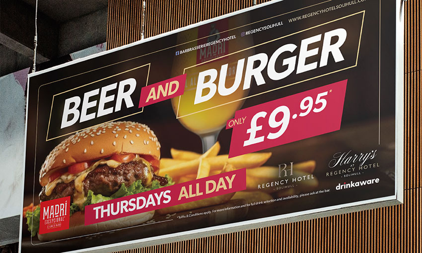 westbourne leisure burger campaign banner design colab digital