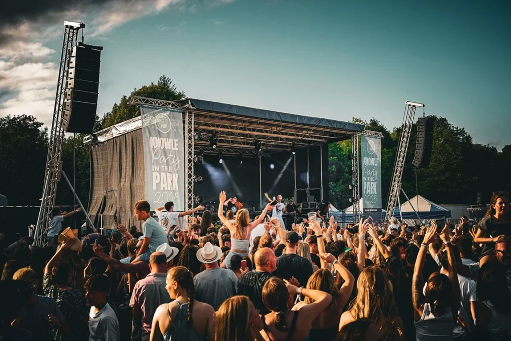 knowle party in the park branding design colab digital